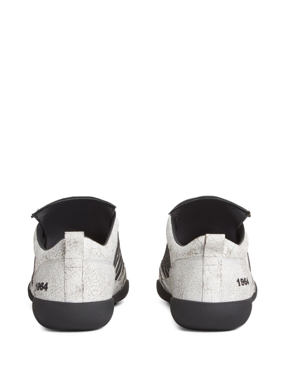 logo-embroidered sneakers - 3