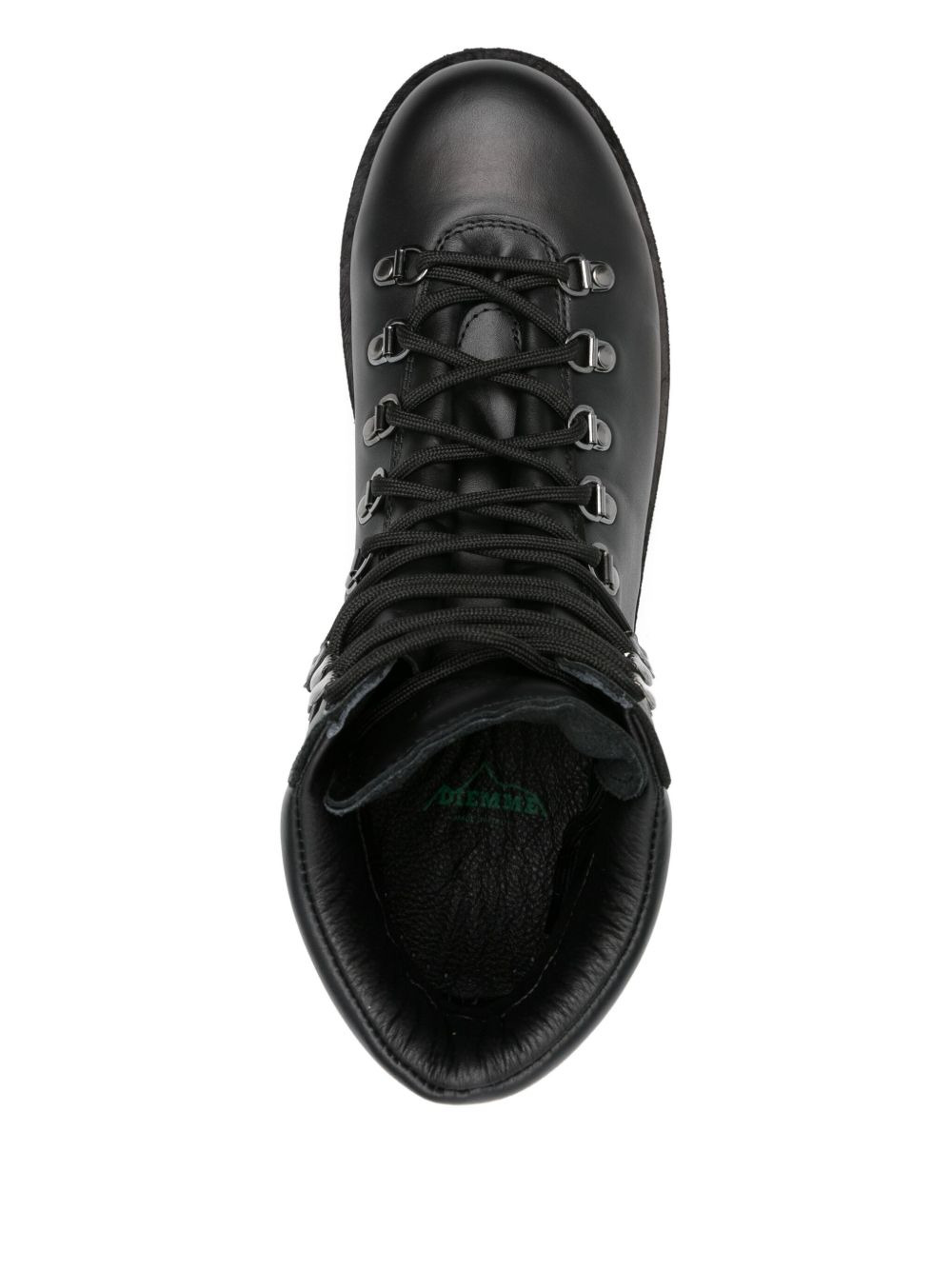lace-up leather boots - 4