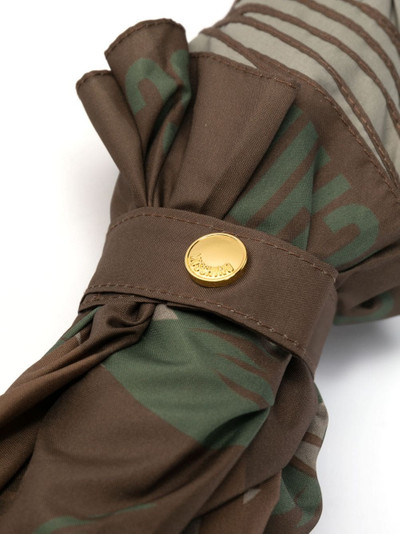 Moschino camouflage-print compact umbrella outlook