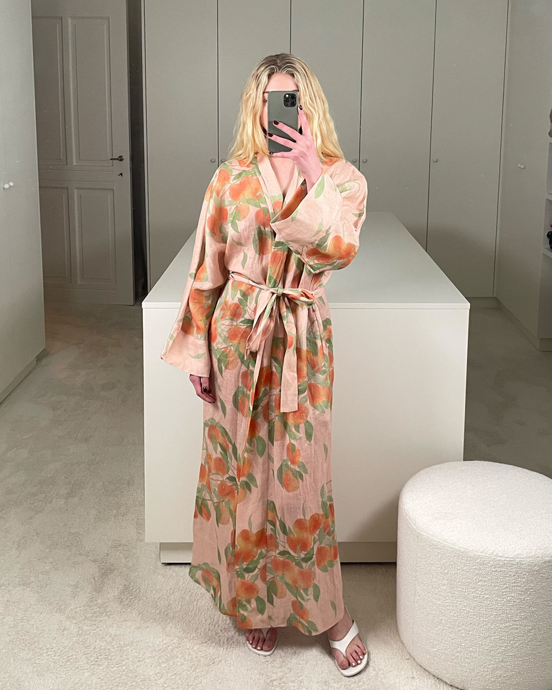 BERNADETTE Peignoir Linen outlook