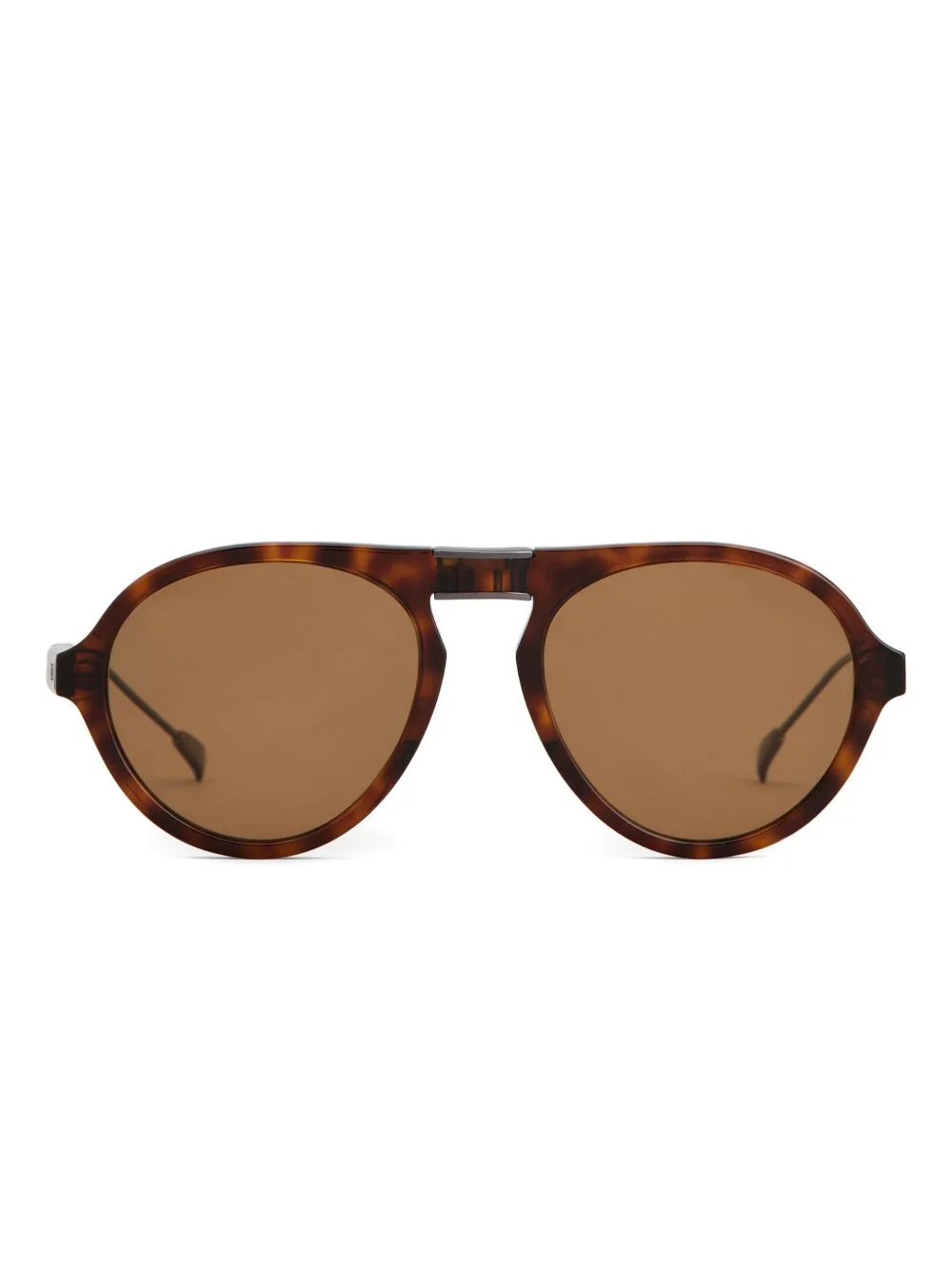 round-frame sunglasses - 1