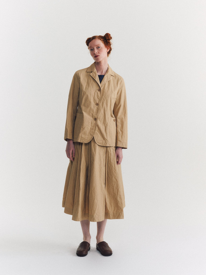 ANNABELLE JACKET - TOUGH POPLIN - BEIGE 1