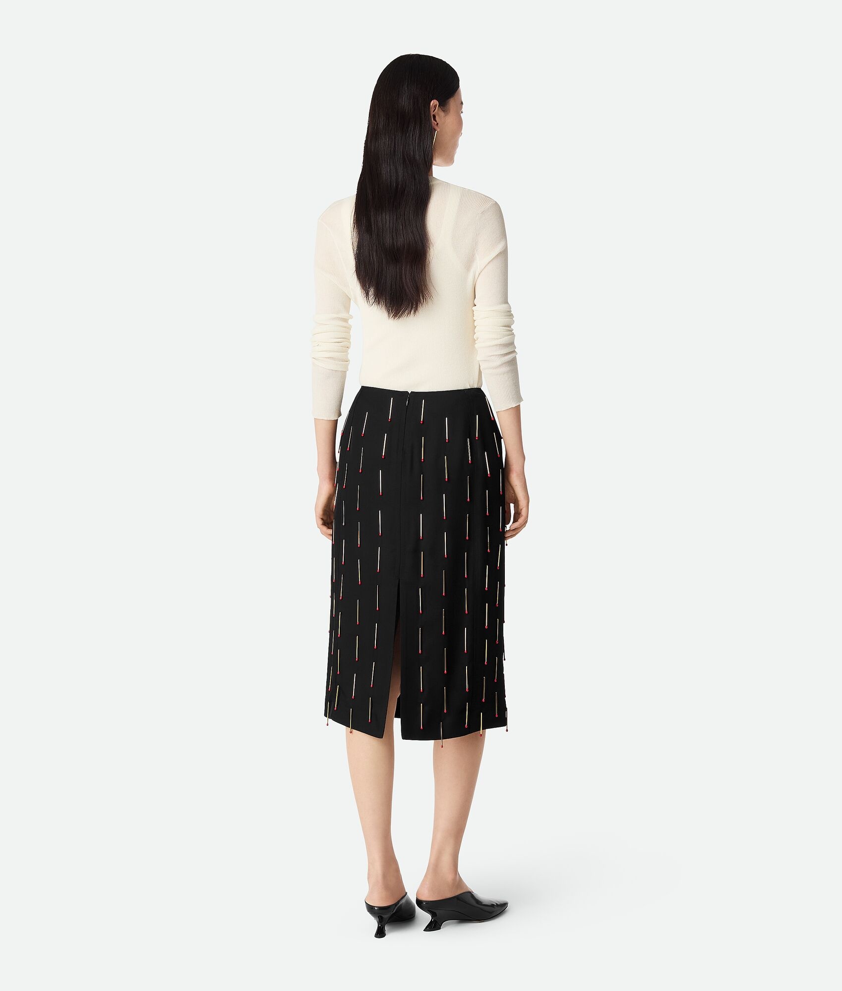 Viscose Skirt With Matches - 3