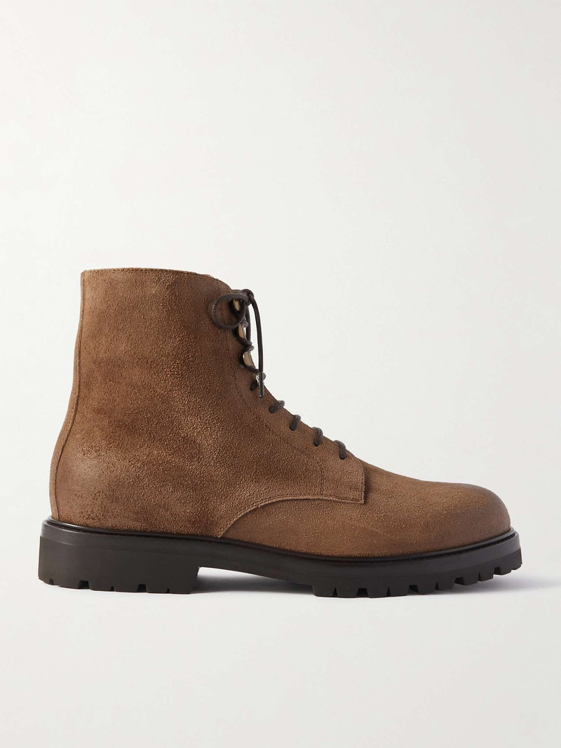 Suede Lace-Up Boots 1