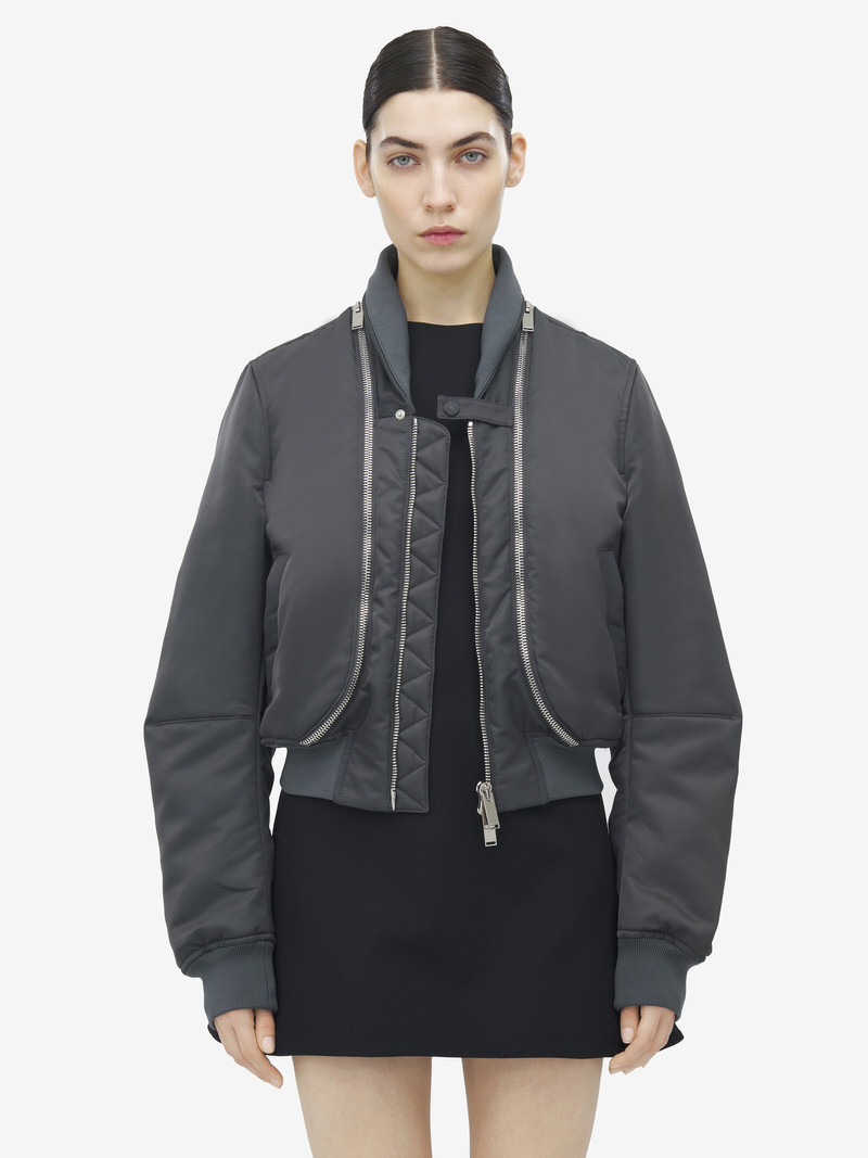 Alexander McQueen Zip Detail Bomber Jacket outlook