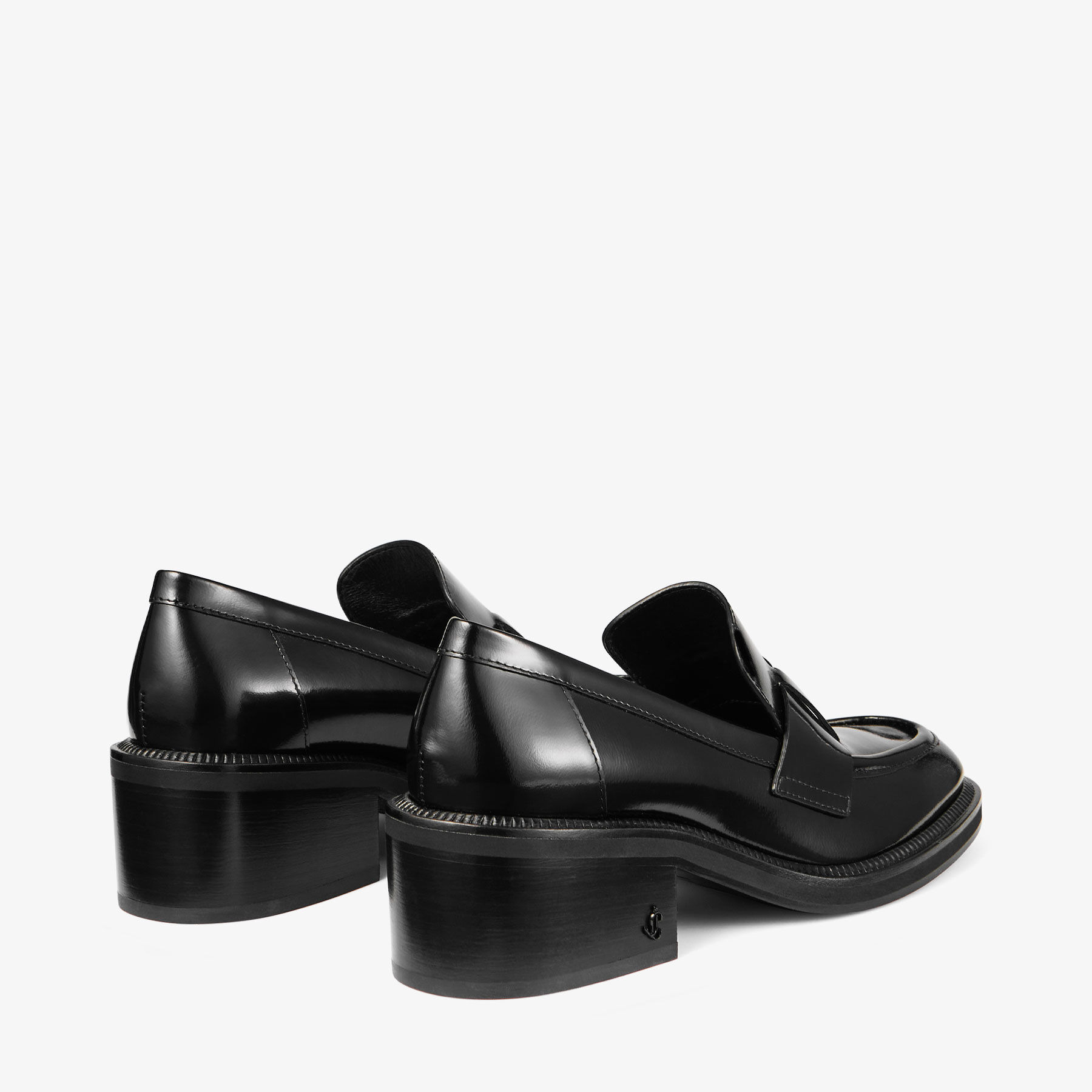 Tylor 60
Black Spazzolato Platform Loafers - 6