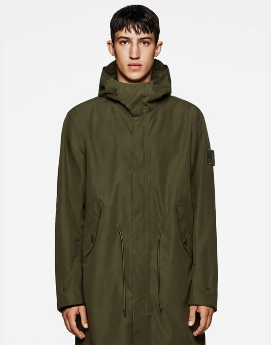 704F1 STONE ISLAND GHOST PIECE_O-VENTILE® MILITARY GREEN - 8