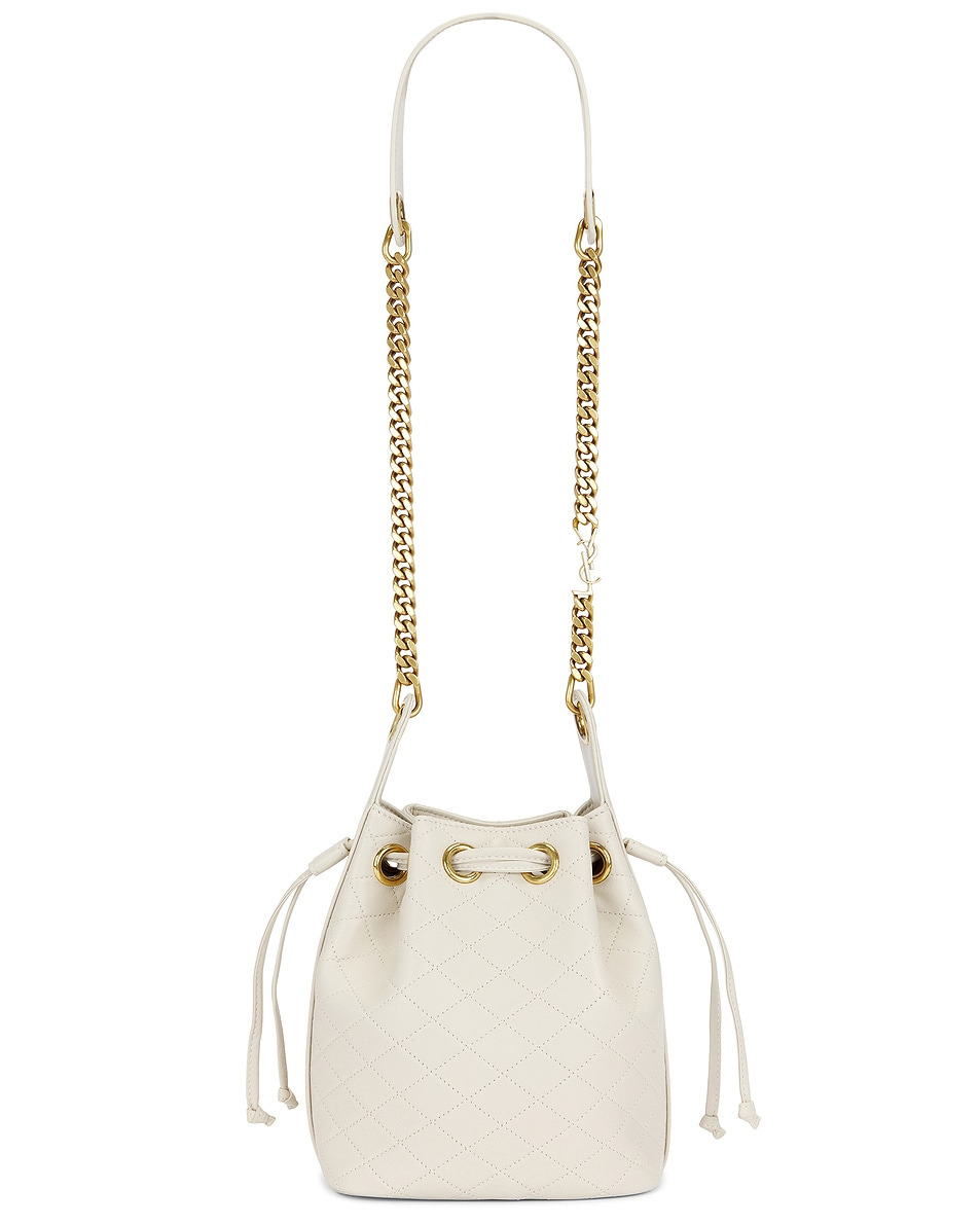Small Cassandre Quilted Bucket Bag - 2