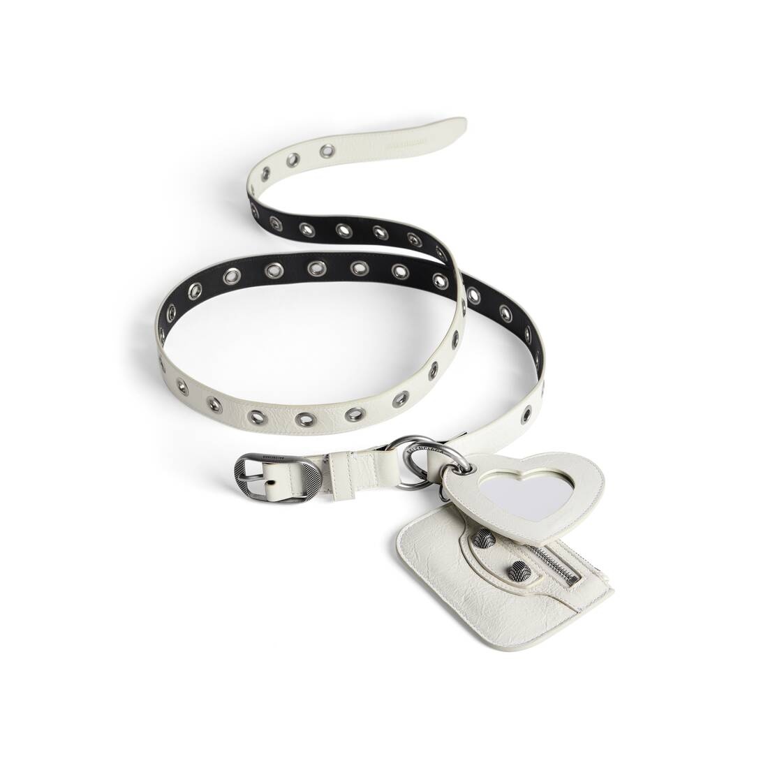 Women's Le Cagole Charms Belt  in Optic White - 2