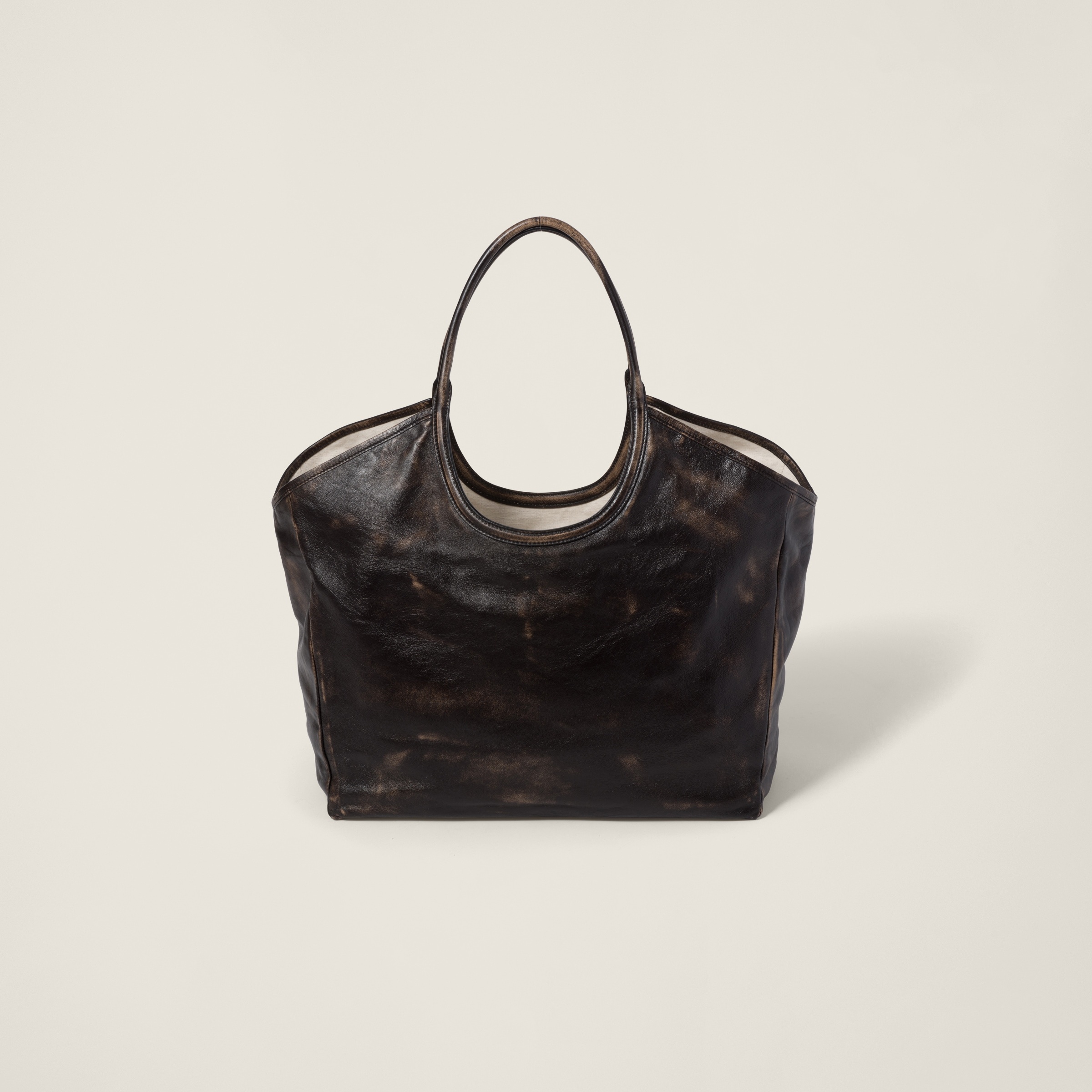 Leather tote bag - 4