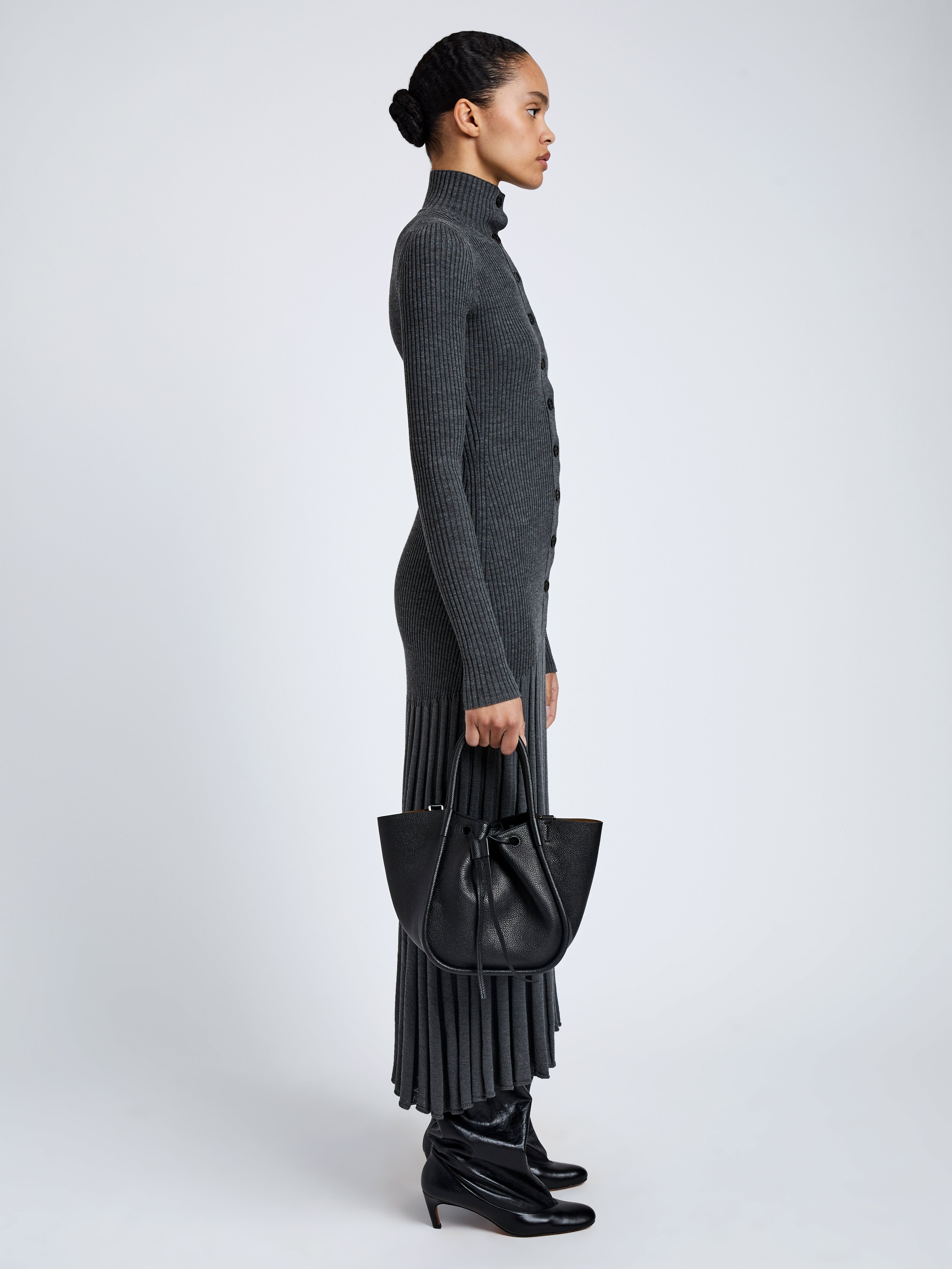 Small Ruched Tote - 6