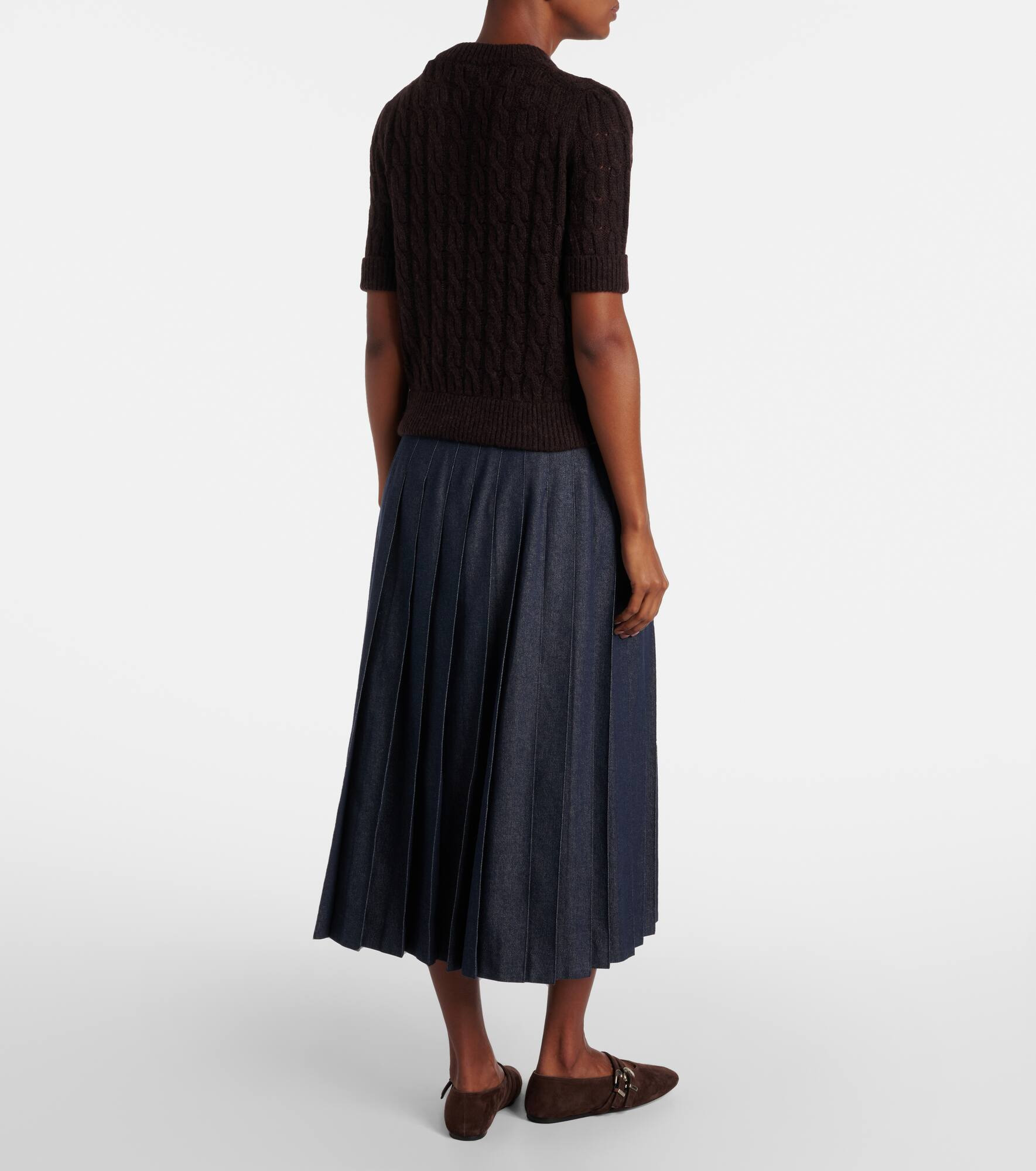 Sheer Softness cable-knit sweater - 3