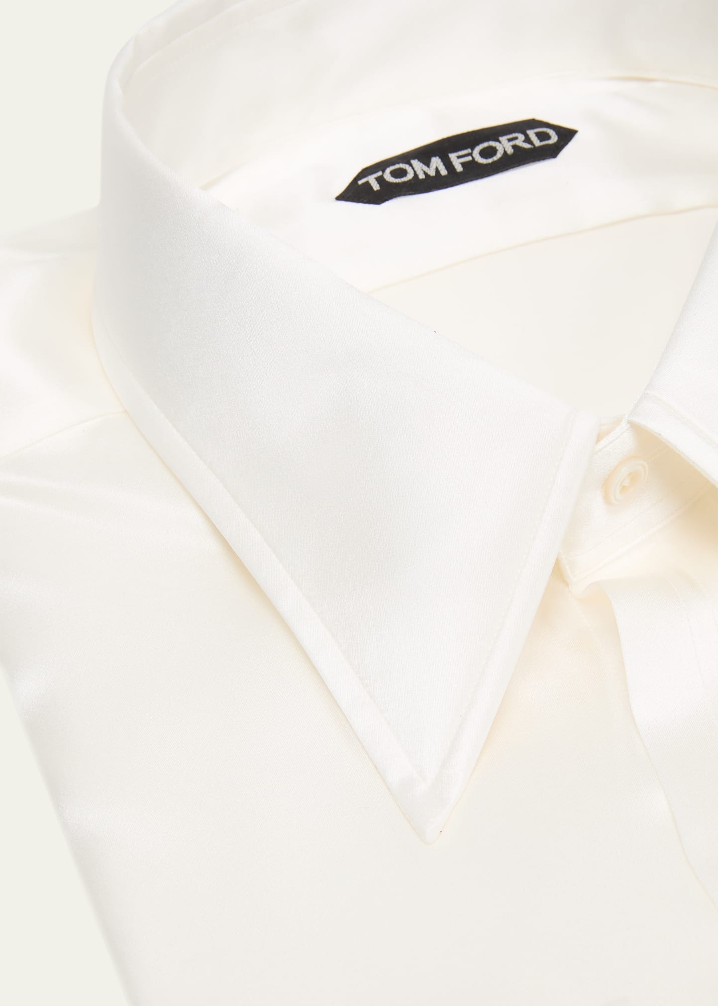Men's Silk Charmeuse Slim Fit Dress Shirt - 2