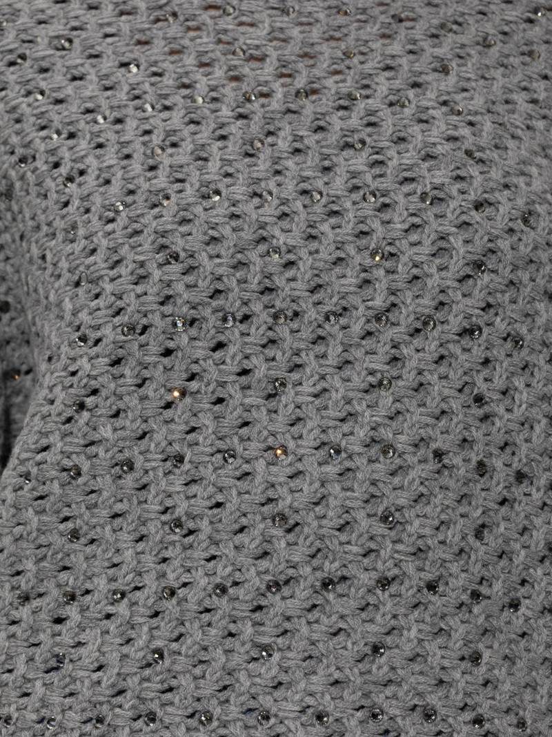 embellished open-knit sweater 5