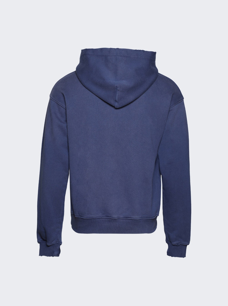 NAHMIAS Life Guard Hoodie Worn Navy Fleece outlook