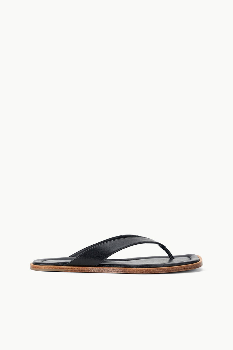 STAUD DANTE THONG SLIDE BLACK 1