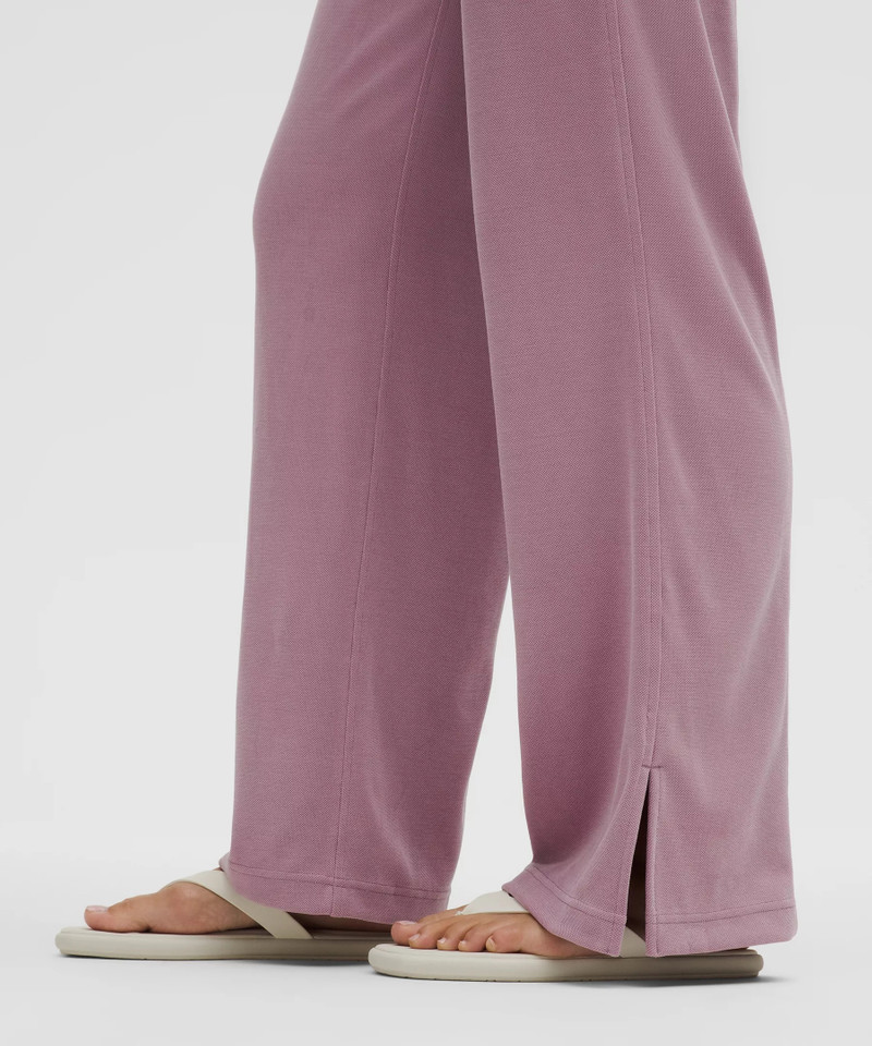 Softstreme High-Rise Wide-Leg Pique Pant *Regular 6