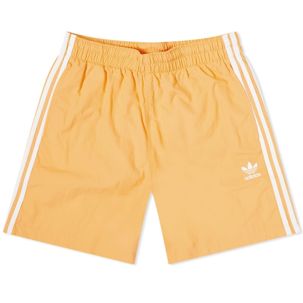 Adidas 3-Stripe Swim Shorts - 1