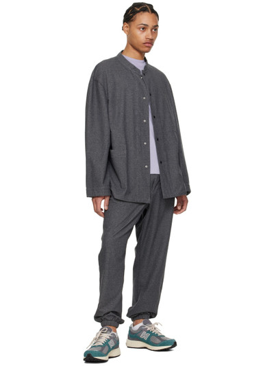 Nanamica Gray Stand Collar Jacket outlook