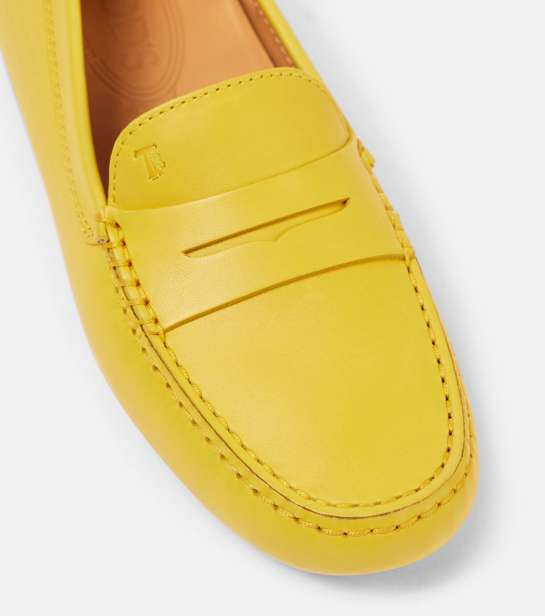 Gommino metallic leather driving shoes - 5