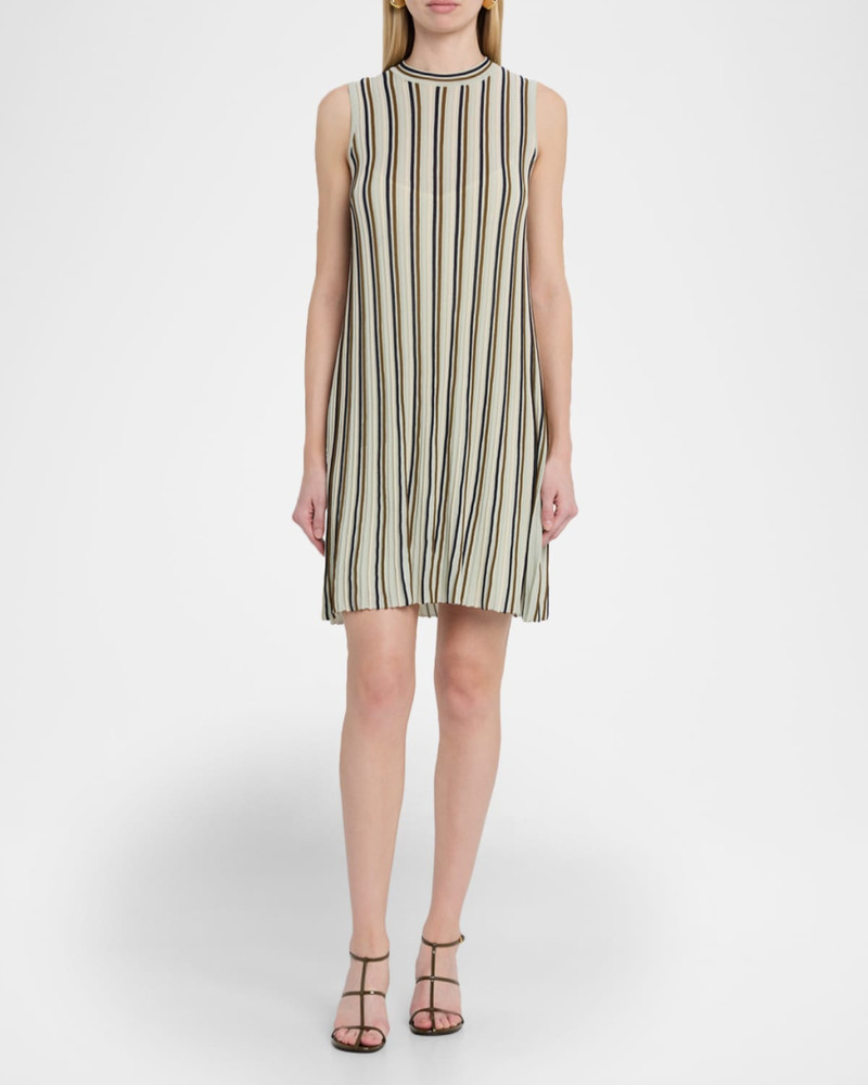 rag & bone Victoria Stripe Crewneck Mini Dress outlook