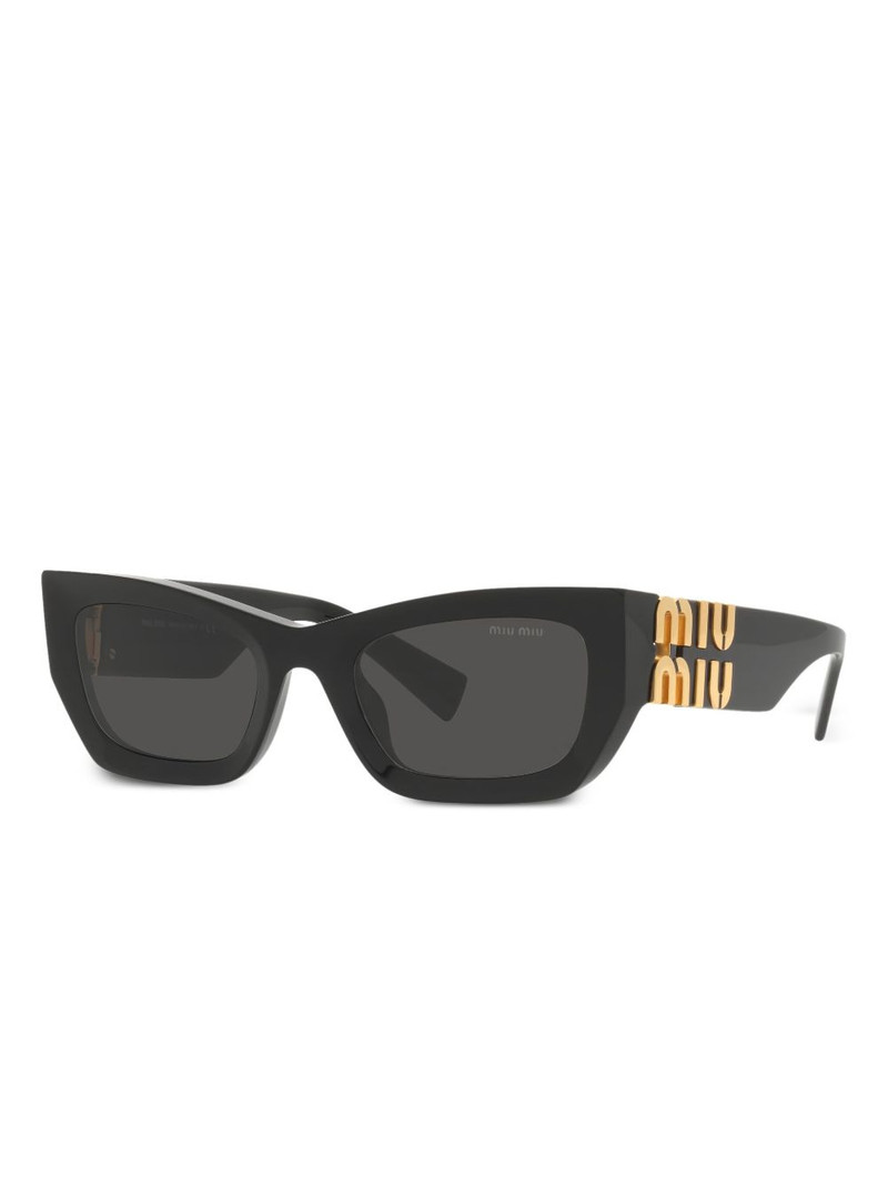 Miu Miu logo-lettering sunglasses outlook