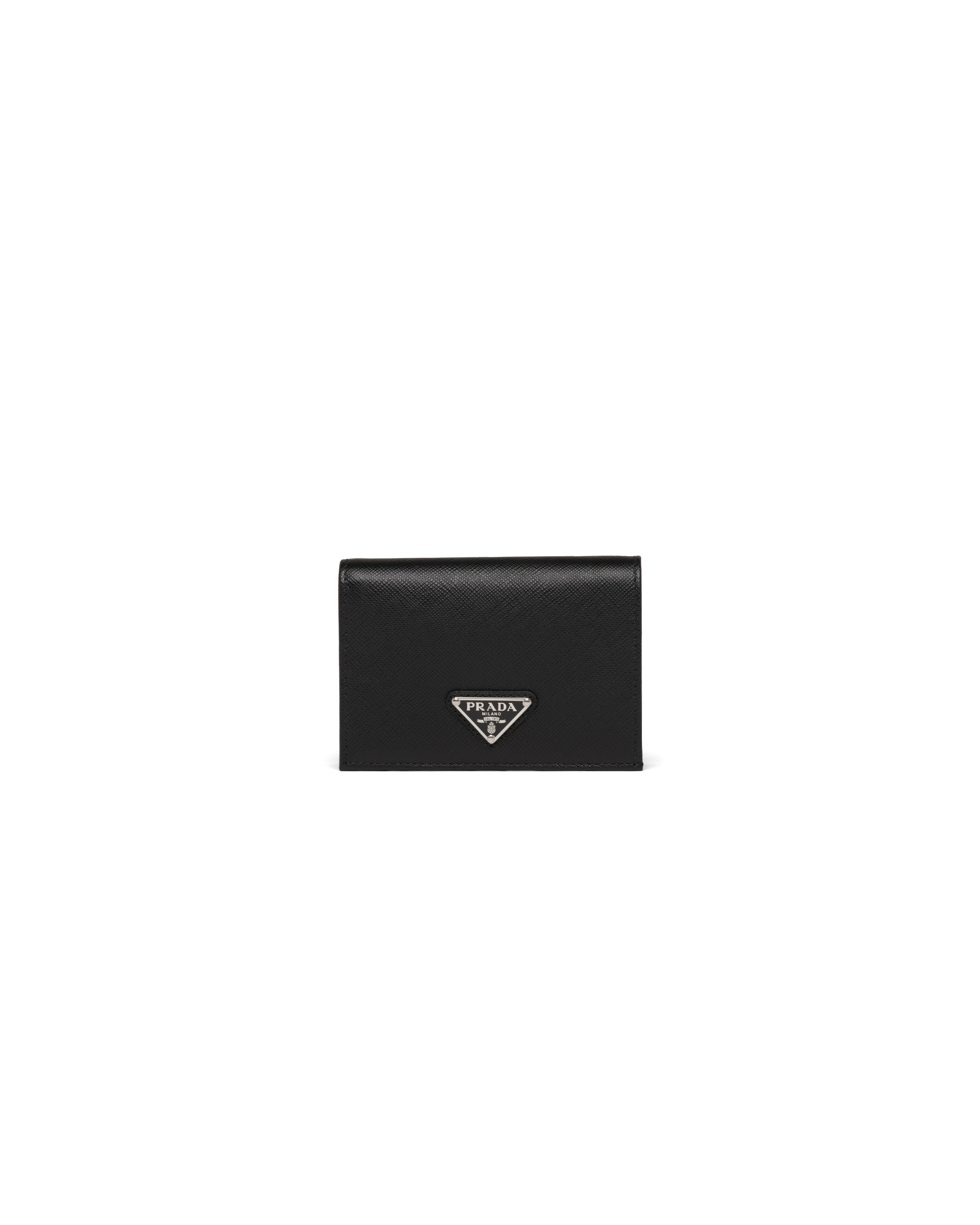 Prada Small Saffiano Leather Wallet REVERSIBLE