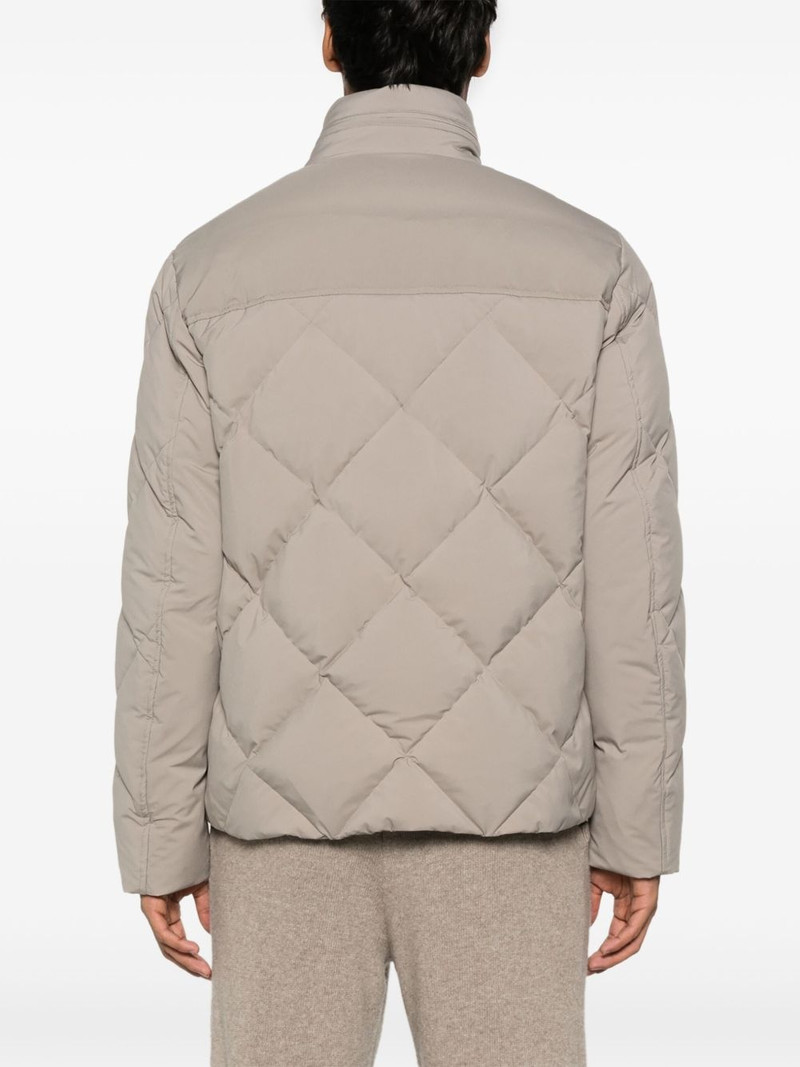 diamond-quilted jacket 4