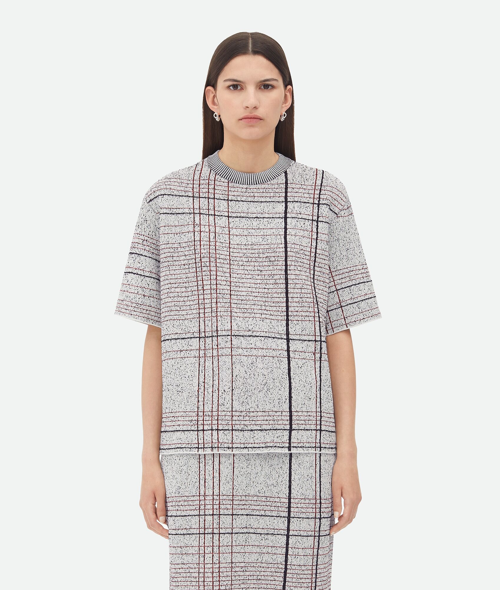 Notebook Cotton Viscose Jacquard T-Shirt - 1