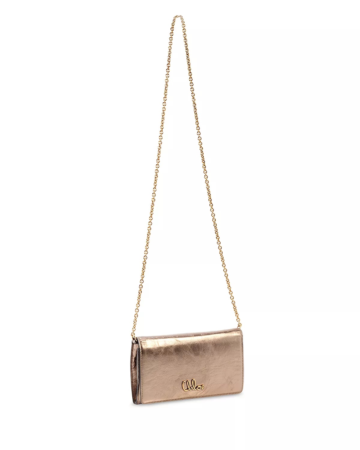 Iconic Leather Flap Wallet On Chain - 4