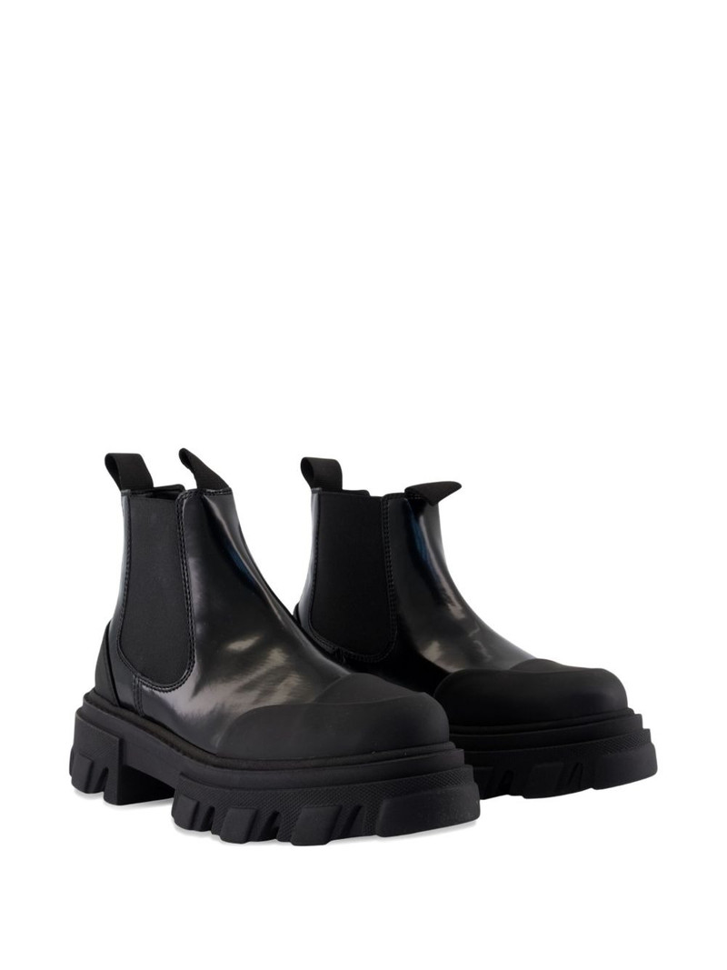 GANNI leather chelsea boots outlook