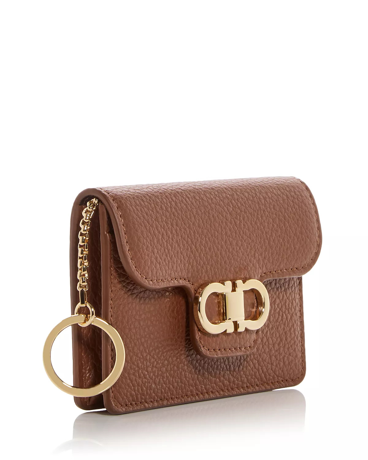Gancini Leather Card Case - 3