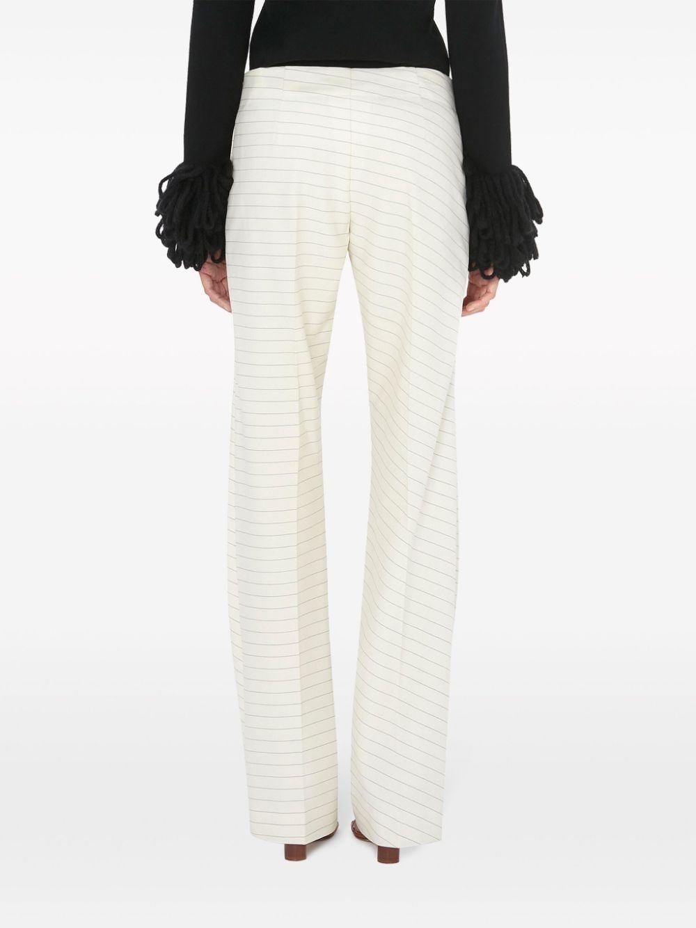 tailored straight-leg trousers - 4