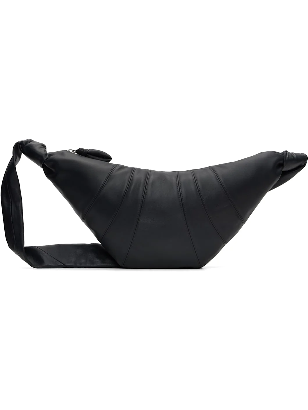 Gray Medium Croissant Bag - 1