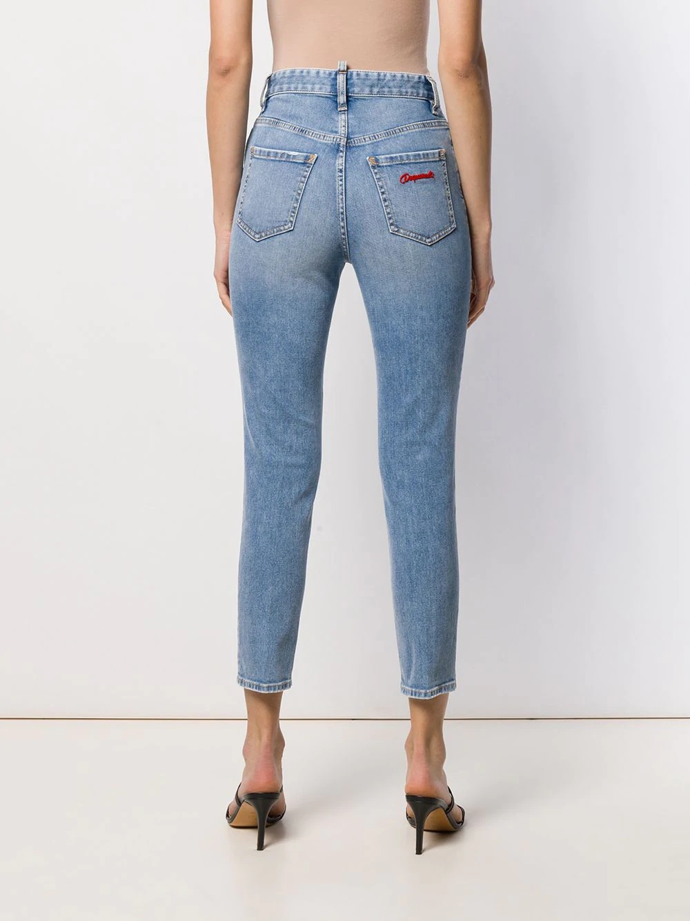 skinny cropped jeans - 4