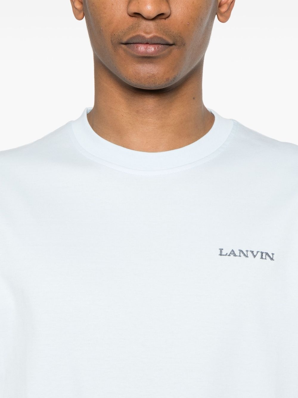 logo-embroidered T-shirt - 4