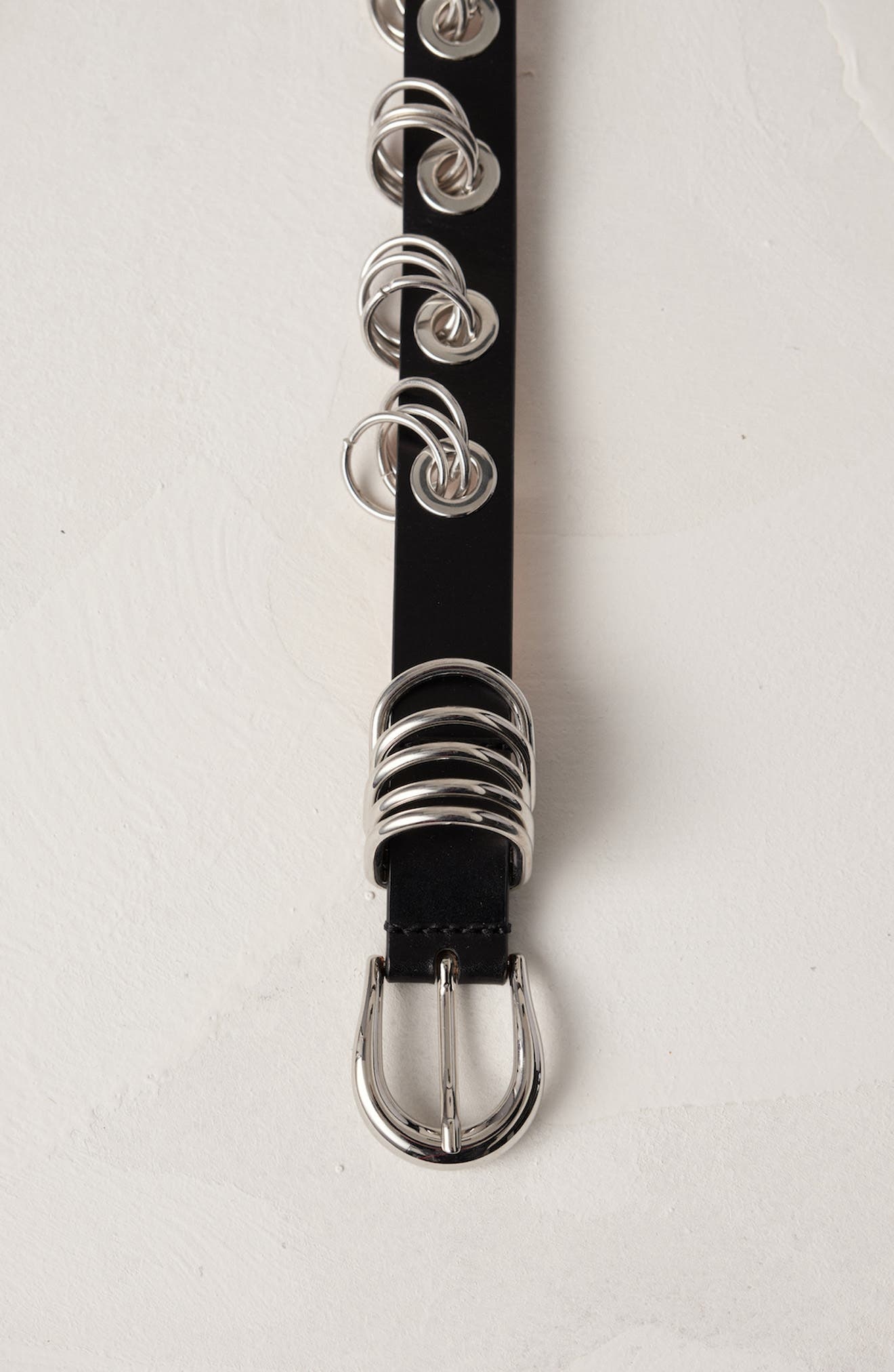 Déhanche Revenge Leather Belt in Black/silver at Nordstrom - 4