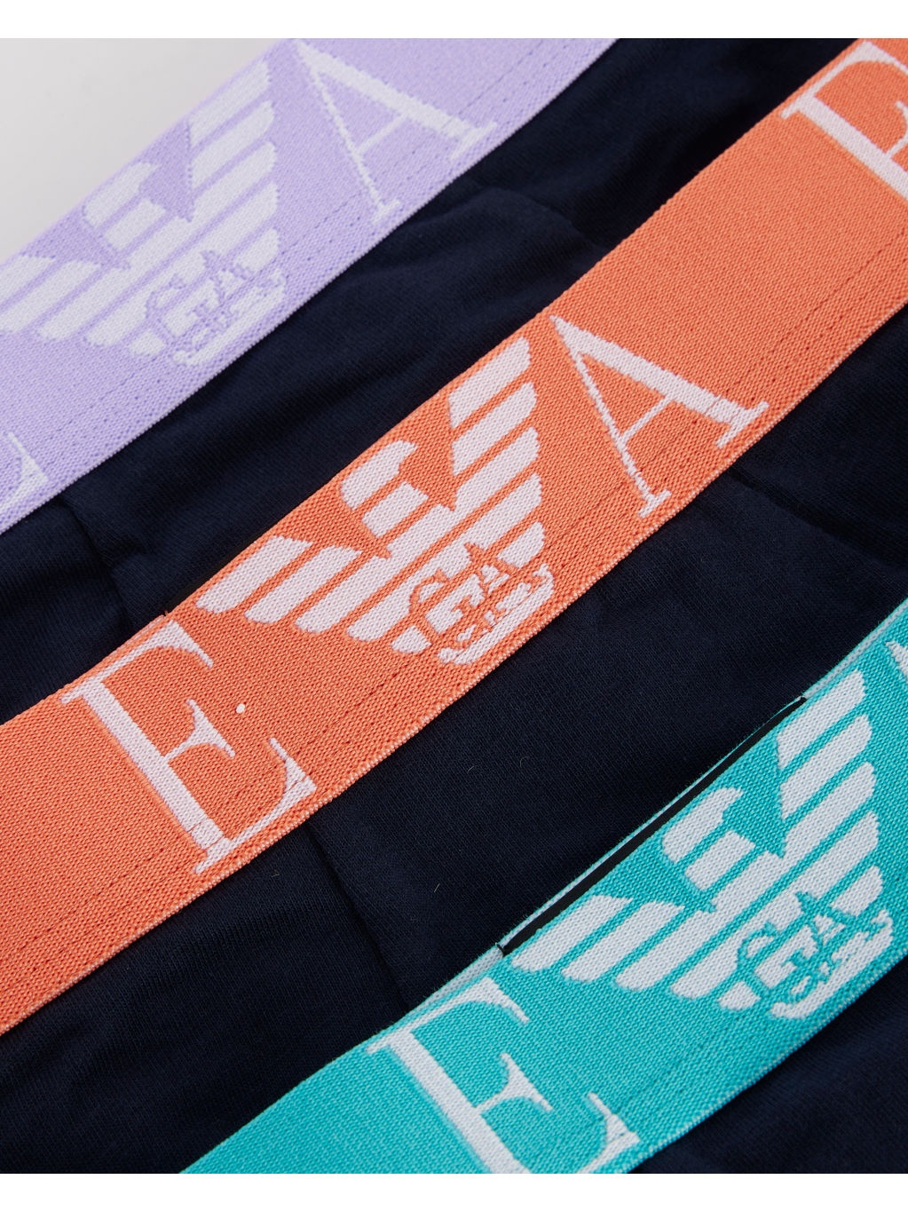 Branded Mid-Rise Pack Of Three Stretch-Cotton Trunks - 5