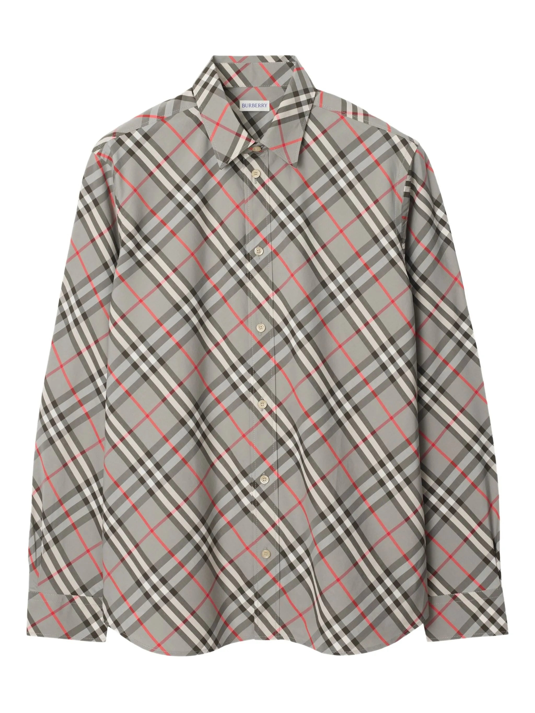 checked cotton shirt - 1