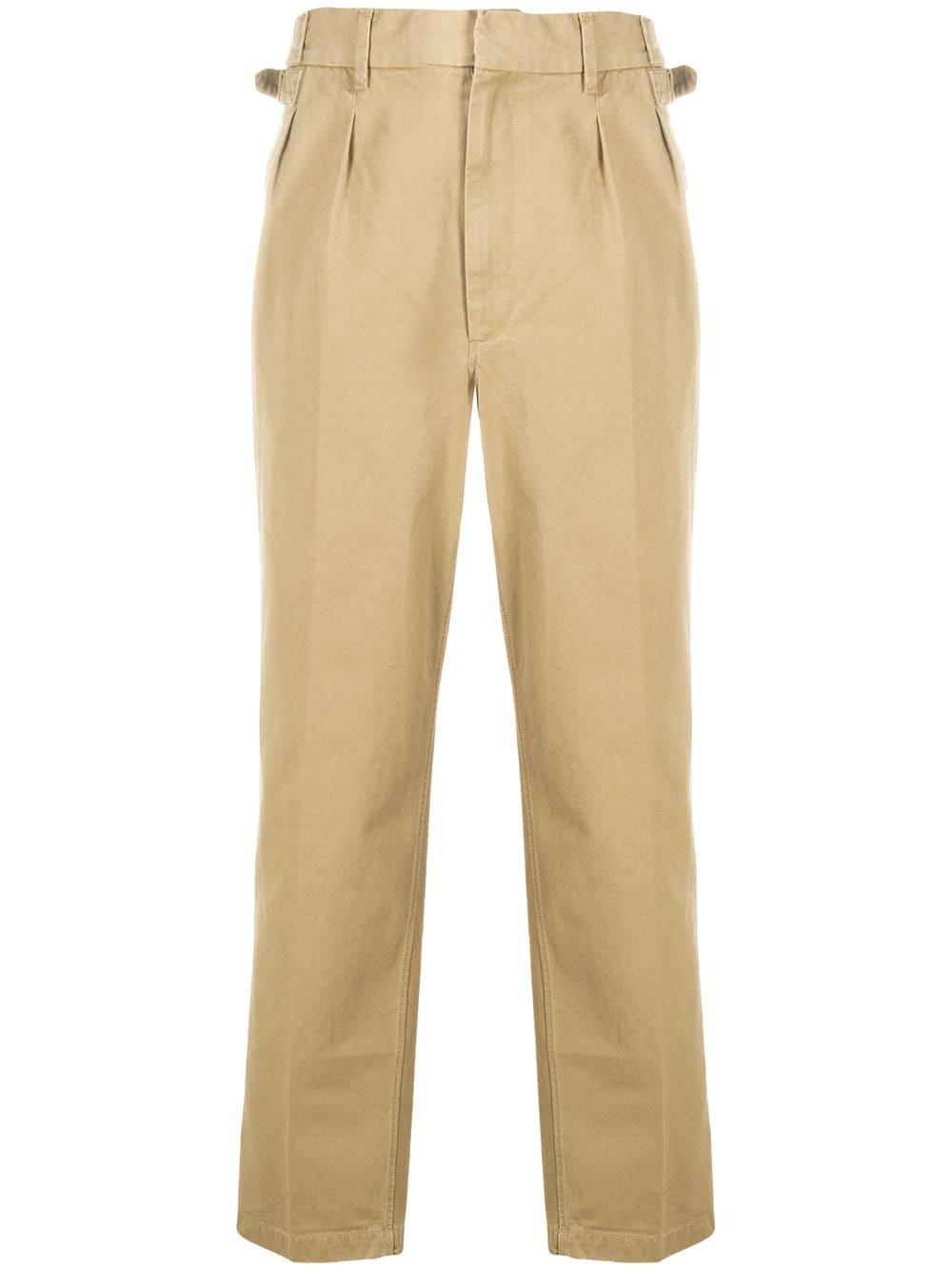  side-strap tapered trousers  - 1