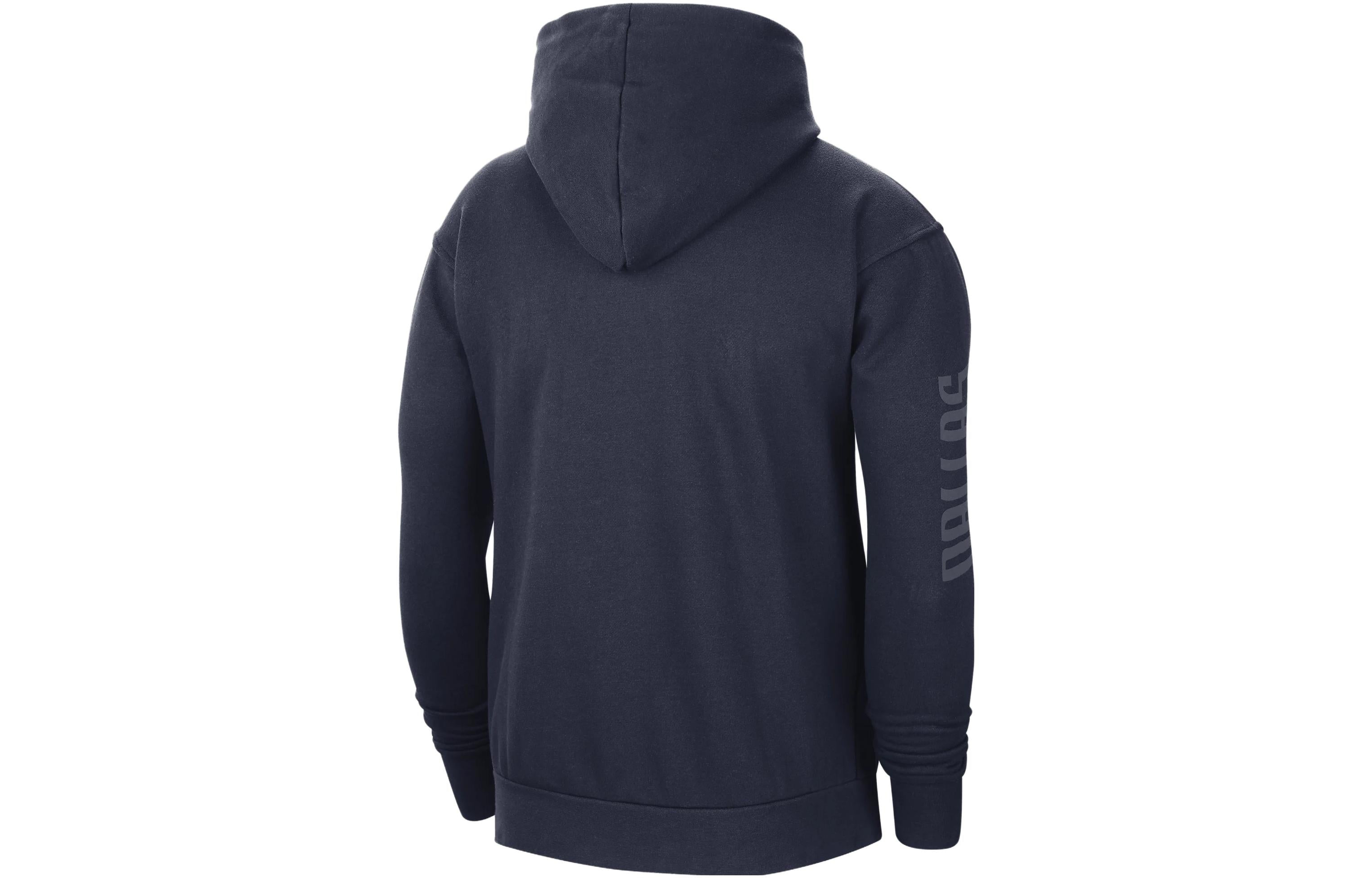 Air Jordan Dallas Mavericks Courtside Statement Edition NBA Fleece Pullover Hoodie 'Navy' DR7000-419 - 2