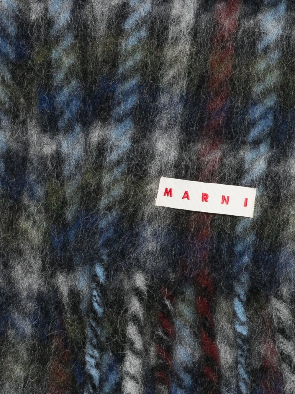 logo-patch scarf - 2
