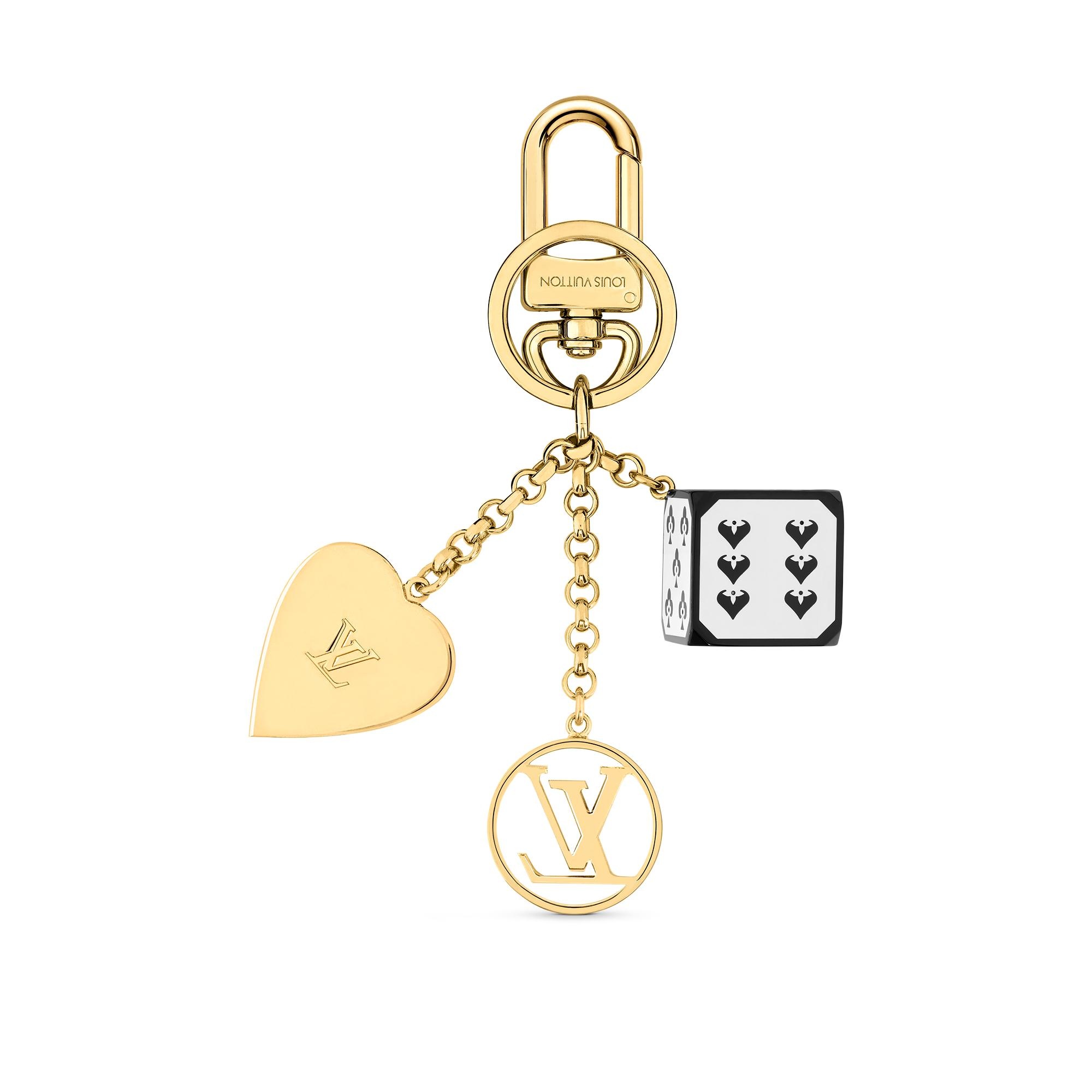 Game On Dice and Heart Bag Charm and Key Holder - 2