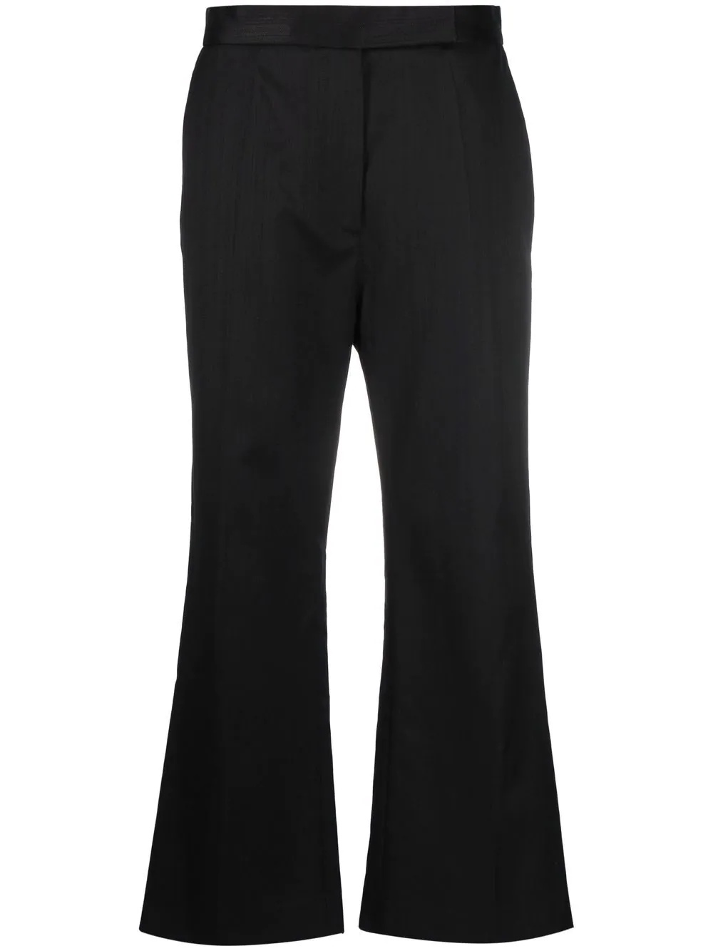 bootcut cropped trousers - 1