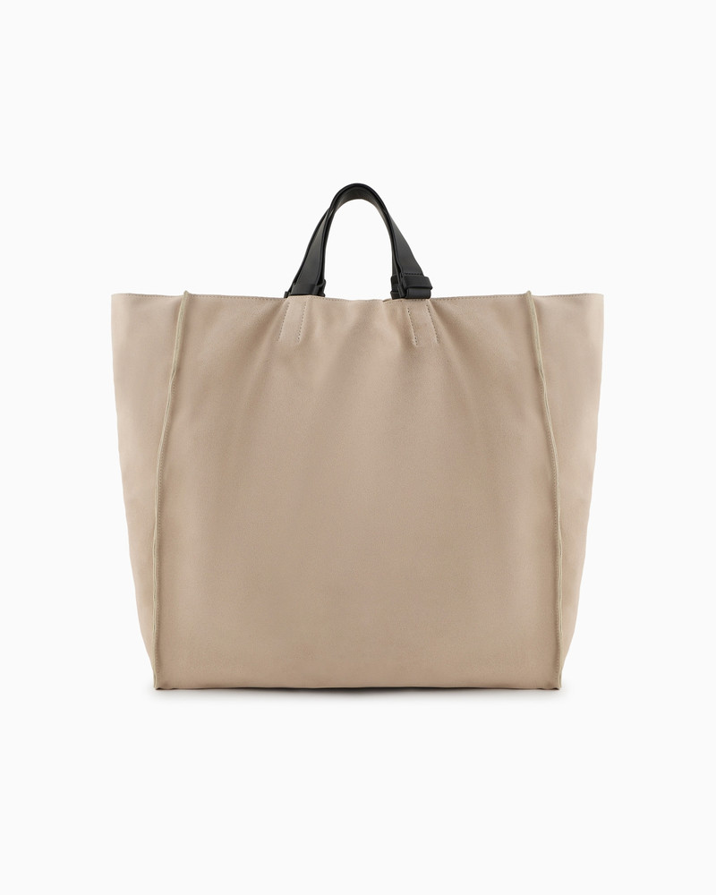 SUEDE AND LEATHER SHOPPER 3