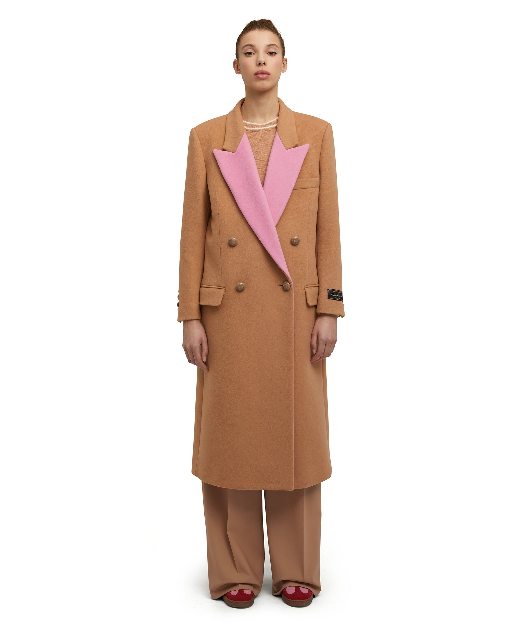 Virgin wool double-breasted coat "Wool Felt" - 2