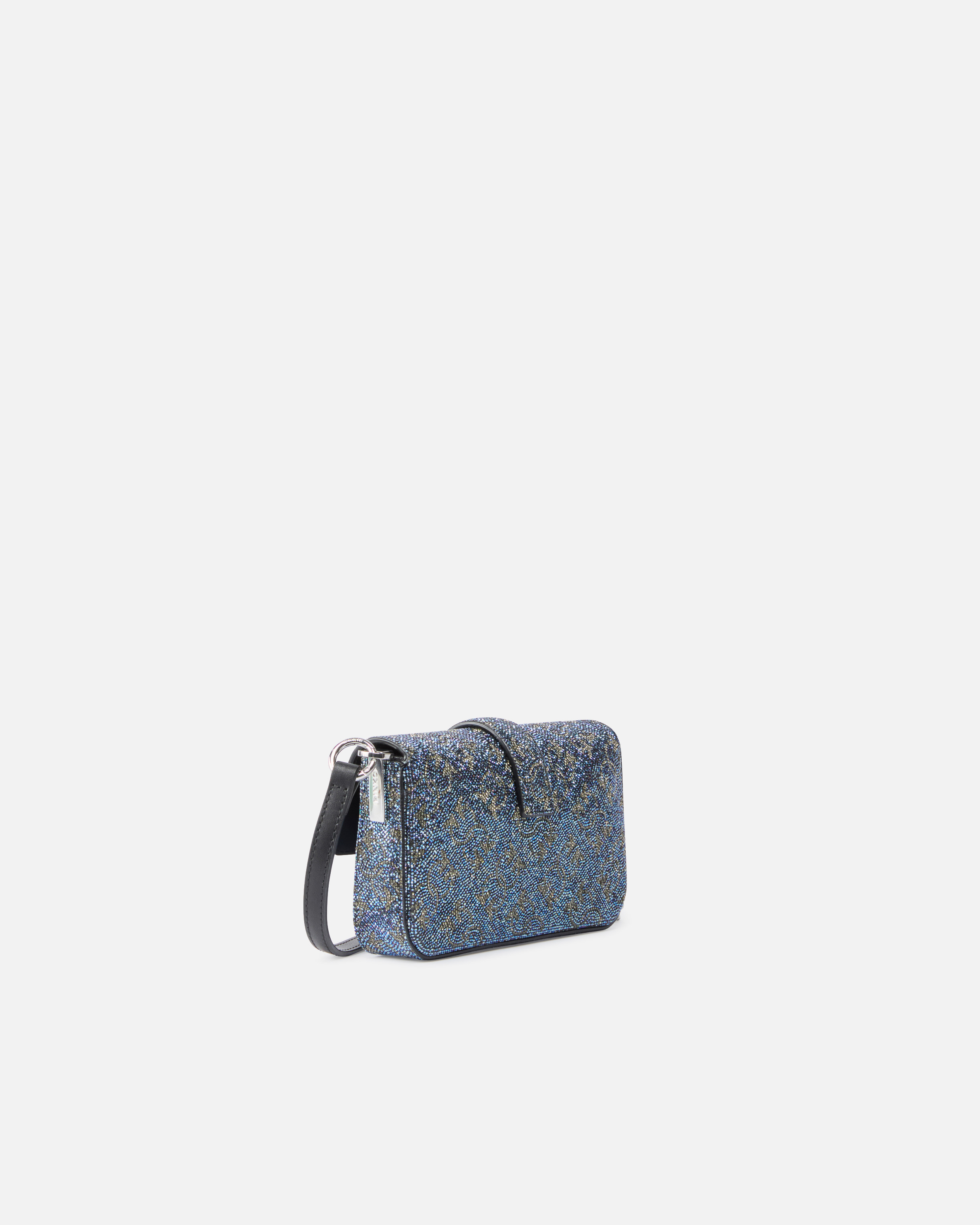 BABY SHOULDER BAG WITH RHINESTONE MONOGRAM - 2