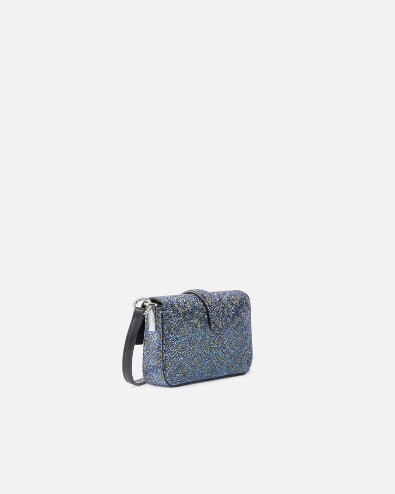 PINKO BABY SHOULDER BAG WITH RHINESTONE MONOGRAM outlook