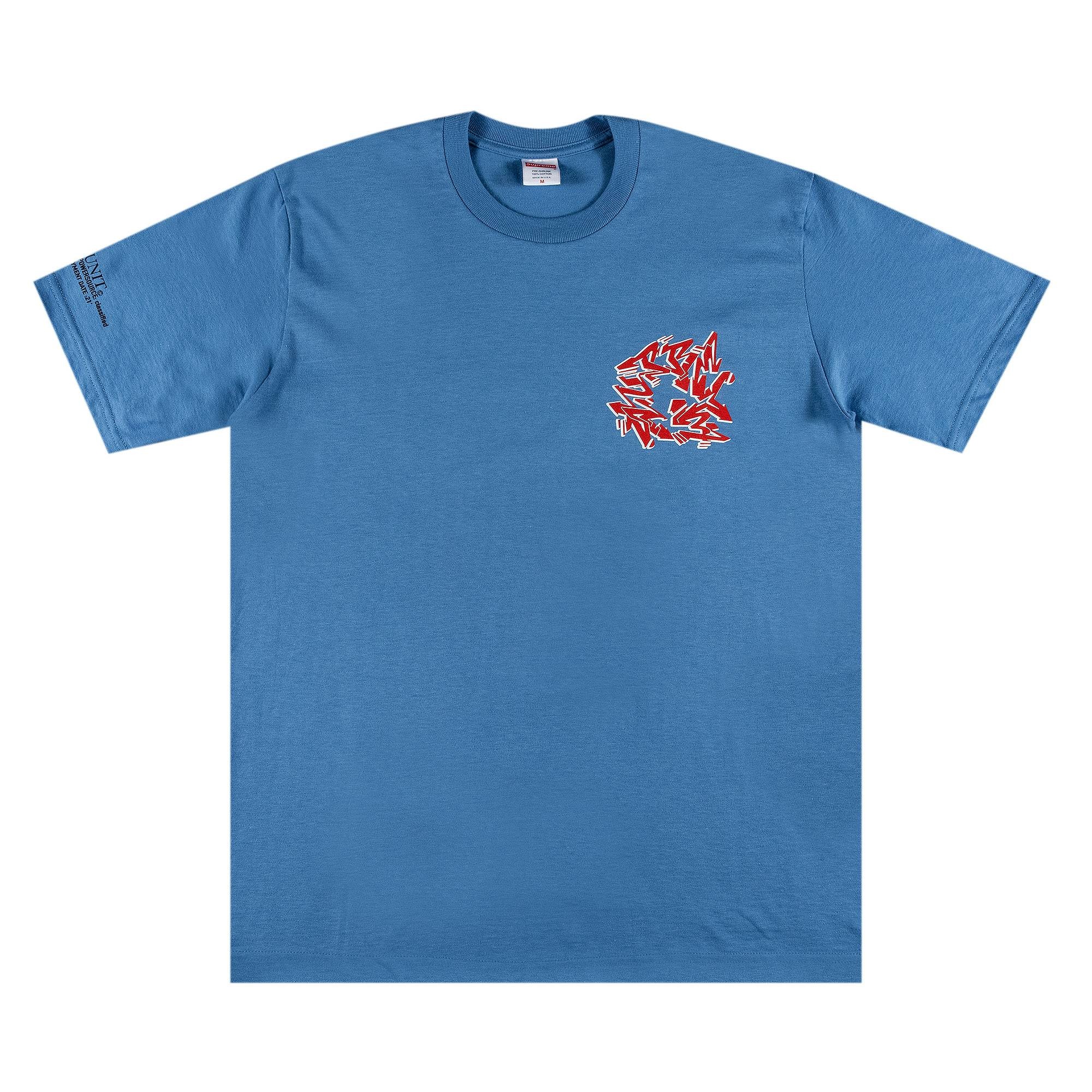 Supreme Support Unit Tee 'Dusty Light Royal' - 1