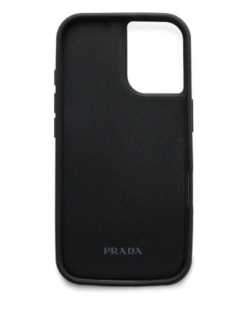 Prada Saffiano leather iPhone 16 case outlook